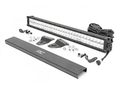 Rough Country 30-Inch Chrome Series White DRL LED Light Bar Grille Kit (14-20 4Runner)