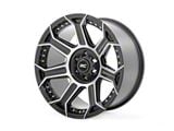 Rough Country 89 Series Black Machined Gun Metal 6-Lug Wheel; 20x10; -18mm Offset (10-24 4Runner)