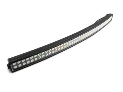 Rough Country 50-Inch Black Series Curved Dual Row LED Light Bar; Flood/Spot Combo Beam (Universal; Some Adaptation May Be Required)