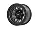 Rough Country 82 Series Semi Gloss Black 6-Lug Wheel; 18x9; -12mm Offset (22-24 Bronco Raptor)