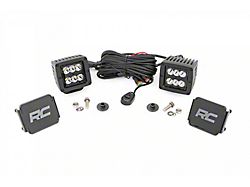 Rough Country Black Series LED Ditch Light Kit; Spot Beam (21-24 Bronco)