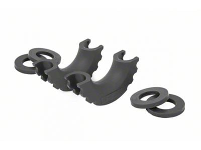 Rough Country D-Ring Isolators; Black