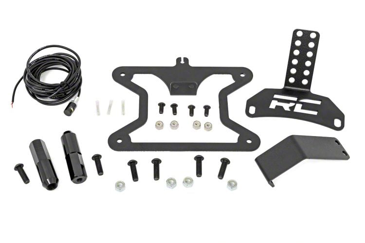 Rough Country Bronco License Plate Relocation Bracket 51082 (21-24 ...