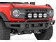 Rough Country Light Bar Mount with 6.50-Inch Round Black Series Amber DRL LED Lights (21-24 Bronco w/ Modular Front Bumper)