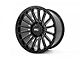 Rough Country 97 Series Gloss Black Milled 6-Lug Wheel; 17x9; -12mm Offset (22-24 Bronco Raptor)