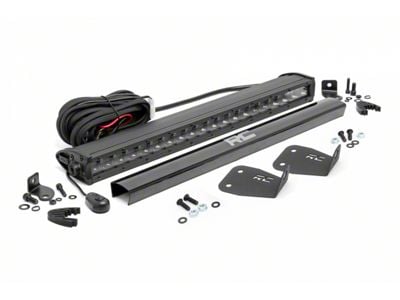 Rough Country 20-Inch Black Series LED Bumper Kit (21-24 Bronco Sport w/o Adaptive Cruise Control)