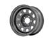 Rough Country Steel Gray 6-Lug Wheel; 17x9; -12mm Offset (21-24 Bronco, Excluding Raptor)