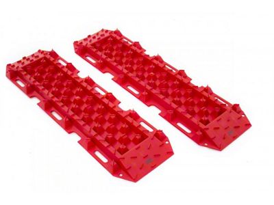 Rough Country Traction Boards; Red