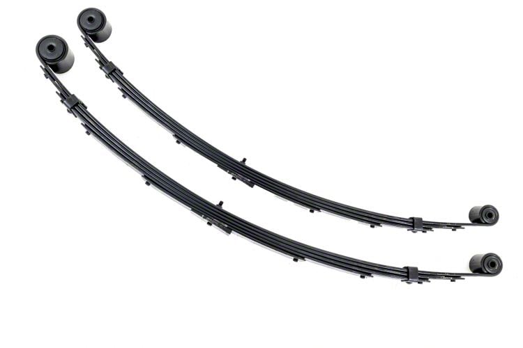 Rough Country Jeep Cherokee Rear Leaf Springs for 3-Inch Lift 8024Kit ...