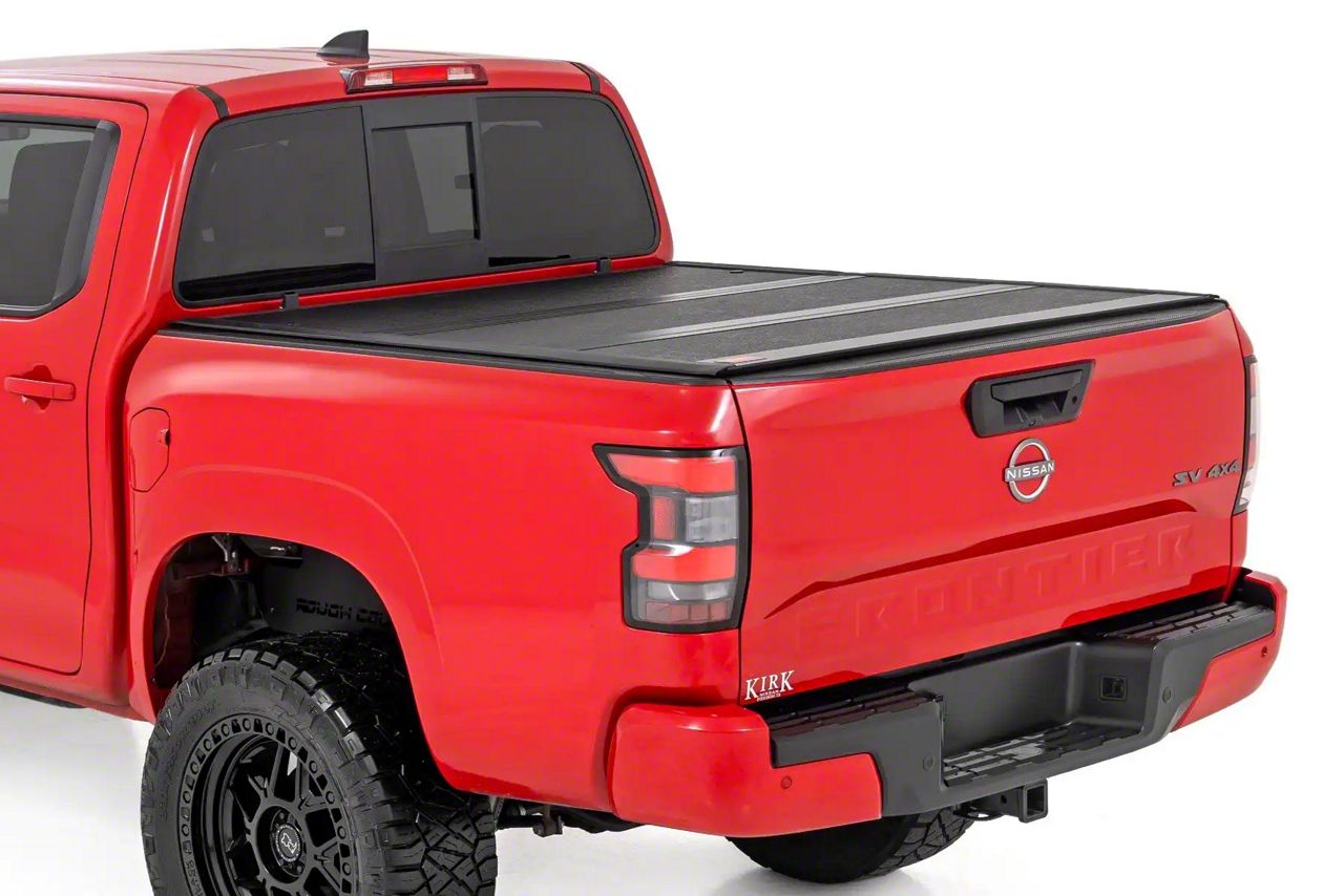 Rough Country Frontier Hard Low Profile Tri-Fold Tonneau Cover ...