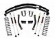 Rough Country 3-Inch Series II Suspension Lift Kit with Leaf Springs and M1 Monotube Shocks (84-01 Jeep Cherokee XJ w/o AX5 Transmission)
