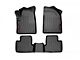 Rough Country Heavy Duty Front and Rear Floor Mats; Black (14-23 Jeep Cherokee KL)