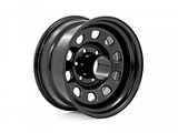 Rough Country Steel Gloss Black Wheel; 15x8; -19mm Offset (84-01 Jeep Cherokee XJ)