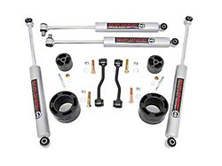 Rough Country 2.50-Inch Front Leveling Kit with Premium N3 Shocks (2024 Jeep Gladiator JT)