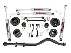 Rough Country 3.50-Inch Leveling Coil Spacers with Premium N3 Shocks (2024 Jeep Gladiator JT)