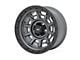 Rough Country 85 Series Simulated Beadlock Gunmetal Gray Wheel; 17x9 (20-24 Jeep Gladiator JT)