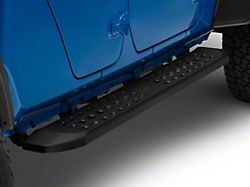 Rough Country RPT2 Running Boards; Black (20-24 Jeep Gladiator JT)