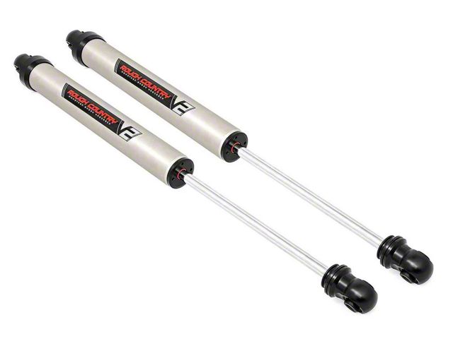 Rough Country V2 Monotube Front Shocks for 2 to 4-Inch Lift (20-24 Jeep Gladiator JT)