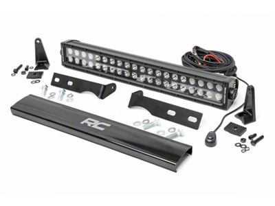 Rough Country 20-Inch Black Series LED Light Bar Hidden Bumper Kit (11-20 Jeep Grand Cherokee WK2 w/o Active Cruise Control)