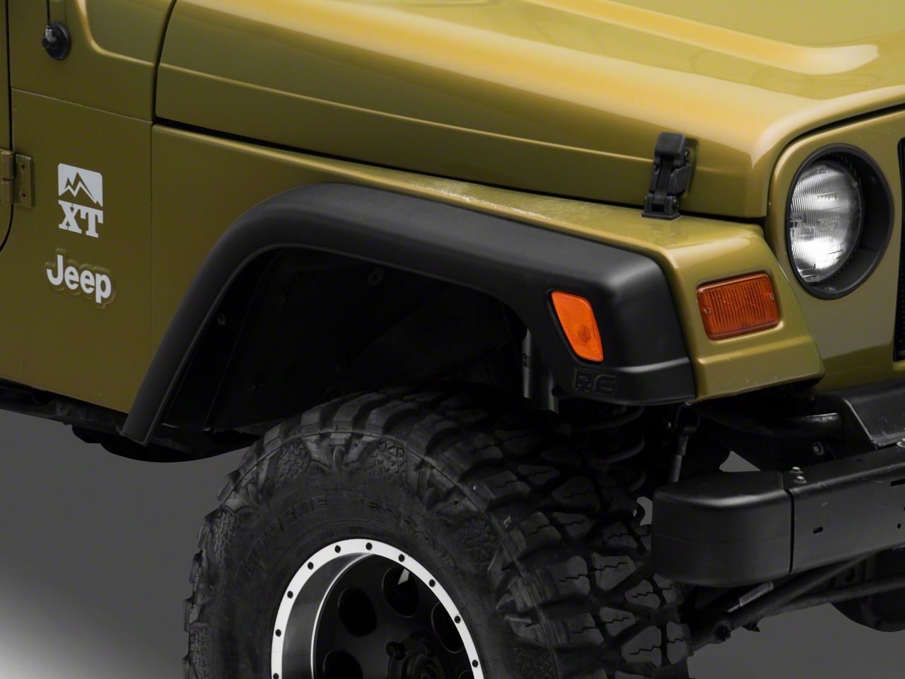 Rough Country Jeep Wrangler 5.50-Inch Wide Fender Flares 99033 (97-06 ...