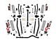 Rough Country 6-Inch Long Arm Suspension Lift Kit with Vertex Shocks (18-23 2.0L or 3.6L Jeep Wrangler JL 4-Door, Excluding Rubicon)