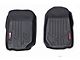 Rough Country Heavy Duty Front Floor Liners; Black (14-18 Jeep Wrangler JK)