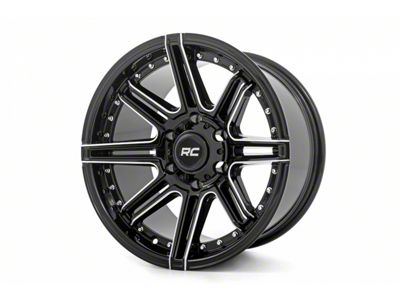 Rough Country 88 Series Gloss Black Wheel; 20x10 (07-18 Jeep Wrangler JK)