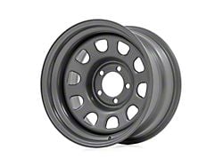 Rough Country Steel Gray Wheel; 15x8; -19mm Offset (97-06 Jeep Wrangler TJ)