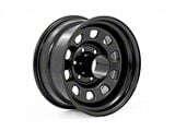 Rough Country Steel Gloss Black Wheel; 16x8; -6mm Offset (97-06 Jeep Wrangler TJ)