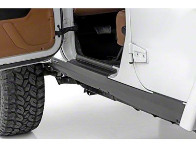 Rough Country Trail Cladding Rocker Sill Plates (07-18 Jeep Wrangler JK 4-Door)