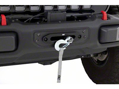 Rough Country Winch Mounting Plate (18-24 Jeep Wrangler JL w/ Factory Steel Bumper)