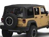 Rough Country Replacement Soft Top; Black Denim (10-18 Jeep Wrangler JK 4-Door)