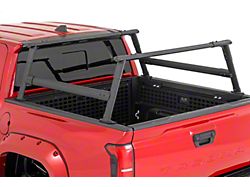 Rough Country Bed Rack; Matte Black (2024 Tacoma w/ 5-Foot Bed)