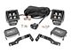 Rough Country Black Series White DRL LED Ditch Light Kit; Spot Beam (2024 Tacoma)