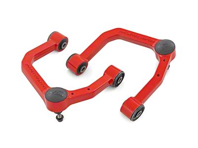 Rough Country Forged Upper Control Arms for Stock Height; Red (24-25 Tacoma)