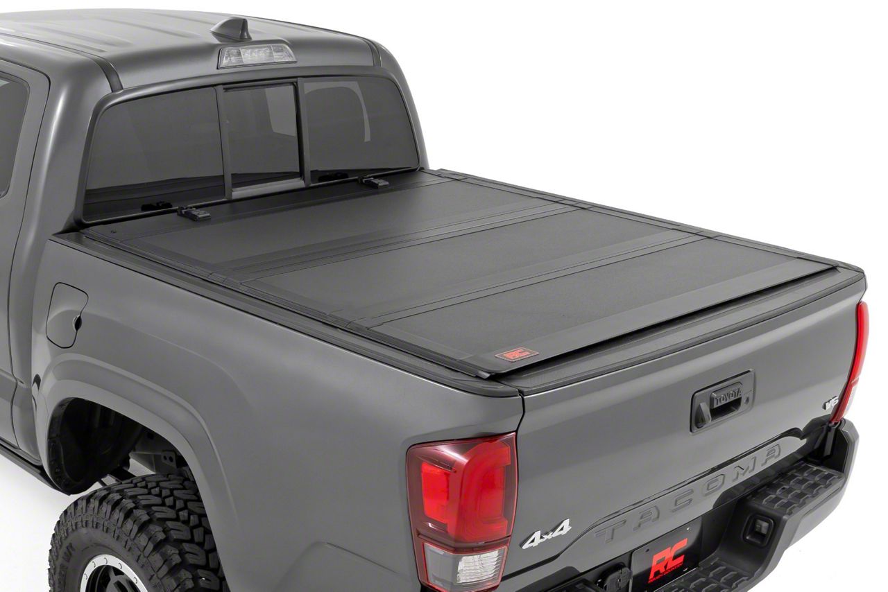 Rough Country Tacoma Hard Tri-Fold Flip-Up Tonneau Cover 49415500 (05 ...