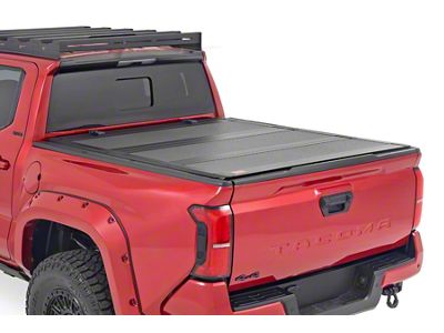 Rough Country Hard Tri-Fold Flip-Up Tonneau Cover (24-25 Tacoma w/ 5-Foot Bed)