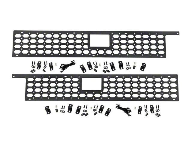 Rough Country MOLLE Panel Bed Mounting System; Driver and Passenger Side (2024 Tacoma w/ 5-Foot Bed)