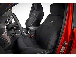 Rough Country Neoprene Front and Rear Seat Covers; Black (2024 Tacoma Double Cab w/o Rear Folding Armrest)