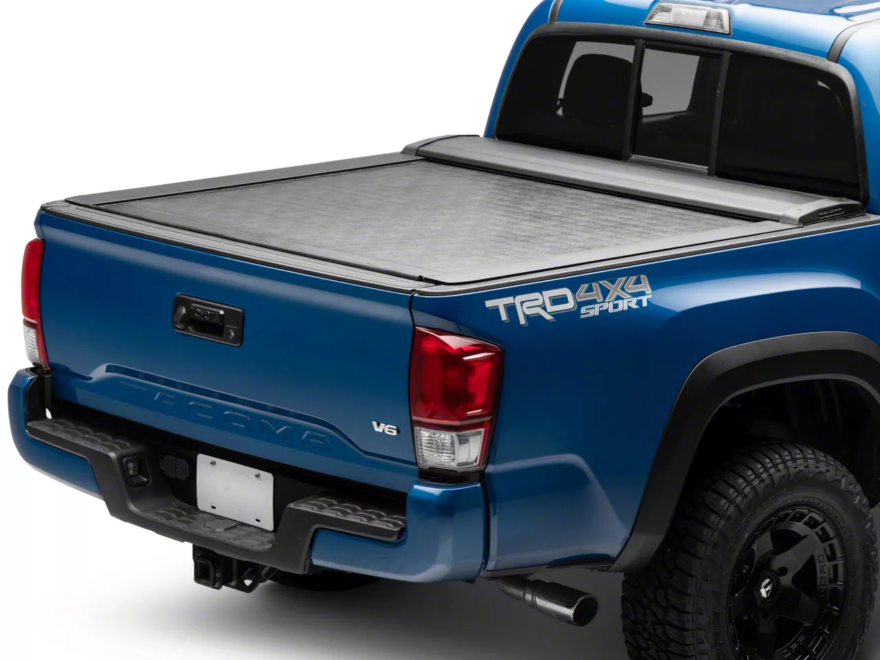 Rough Country Tacoma Retractable Bed Cover 46416501 (16-23 Tacoma W/ 5 ...