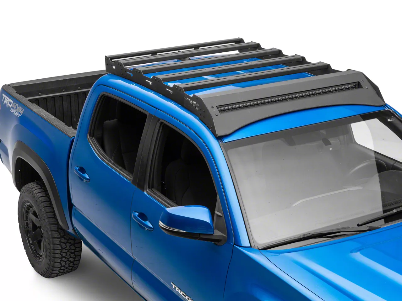 Rough Country Tacoma Roof Rack System with Front Facing LED Lights ...