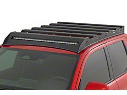 Rough Country Roof Rack with 40-Inch Black Series LED Light Bar (2024 Tacoma Double Cab)