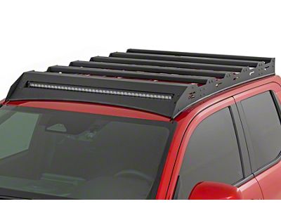 Rough Country Roof Rack with 40-Inch Black Series LED Light Bar (24-25 Tacoma Double Cab)