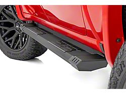 Rough Country HD2 Running Boards; Black (04-24 Titan Crew Cab)