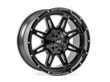 Rough Country 94 Series Matte Black Milled 6-Lug Wheel; 20x10; -18mm Offset (17-24 Titan)