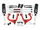 Rough Country 3.50-Inch Suspension Lift Kit with M1 Monotube Shocks; Red (07-21 Tundra, Excluding TRD Pro)