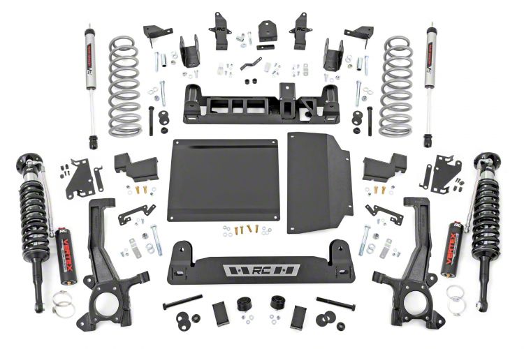 Rough Country Tundra 6-inch Suspension Lift Kit With Front Vertex Coil 