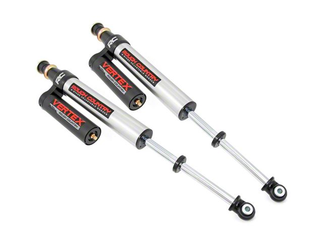 Rough Country Vertex Adjustable Rear Shocks for 3.50-Inch Lift (07-21 Tundra)