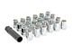 Rough Country Chrome Open End Style Lug Nut Kit; M14 x 1.5; Set of 24 (22-24 Tundra)