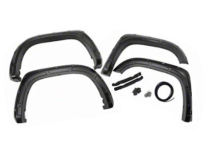 Rough Country Defender Fender Flares; Radiant Red (14-21 Tundra)